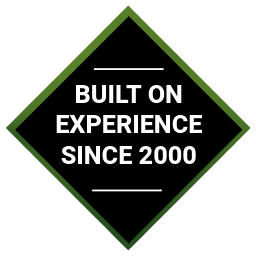 Built on Experience Since 2000 Badge
